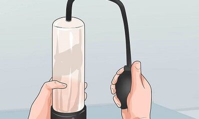Vacuum pump to increase penis size