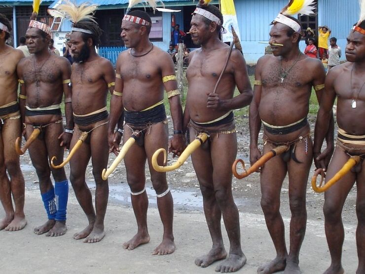 Papuans have big penises